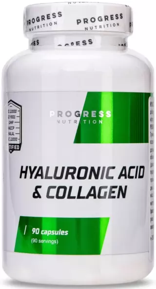 Hyaluronic acid & Collagen (90 капс)