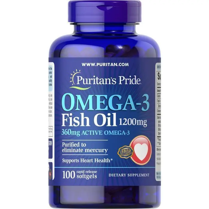 Omega-3 Fish Oil 1200 mg (100 капс)