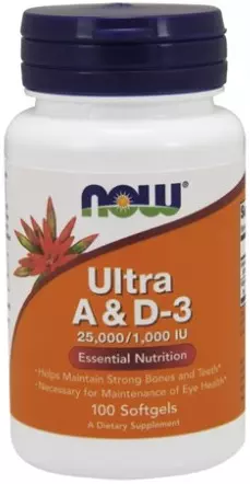 Ultra A & D-3 25,000/1,000 IU (100 капс)