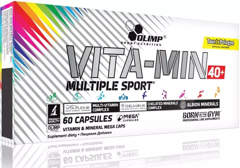 Vita-Min Multiple Sport 40+ (60 капс)