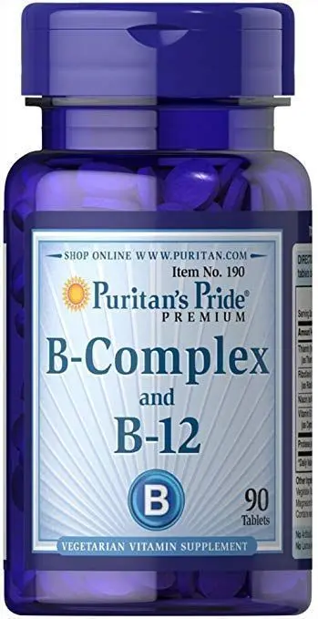 Vitamin B-Complex and B-12  (90 таб)