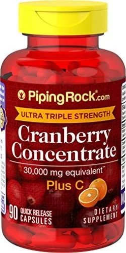 Ultra Triple Strength Cranberry Plus C, 30,000 mg (per serving),  Quick Release (90 капс)