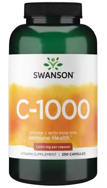 Vitamin C with Rose Hips 1,000 mg (250 капс)