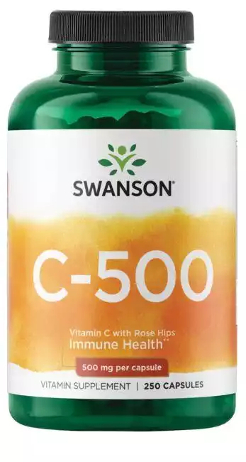 Vitamin C with Rose Hips 500 mg (250 капс)
