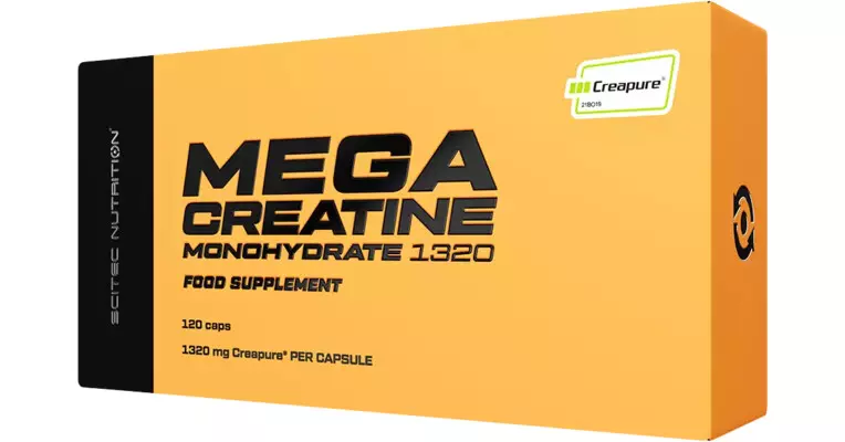 Mega Creatine Monohydrate 1320 (120 капс )