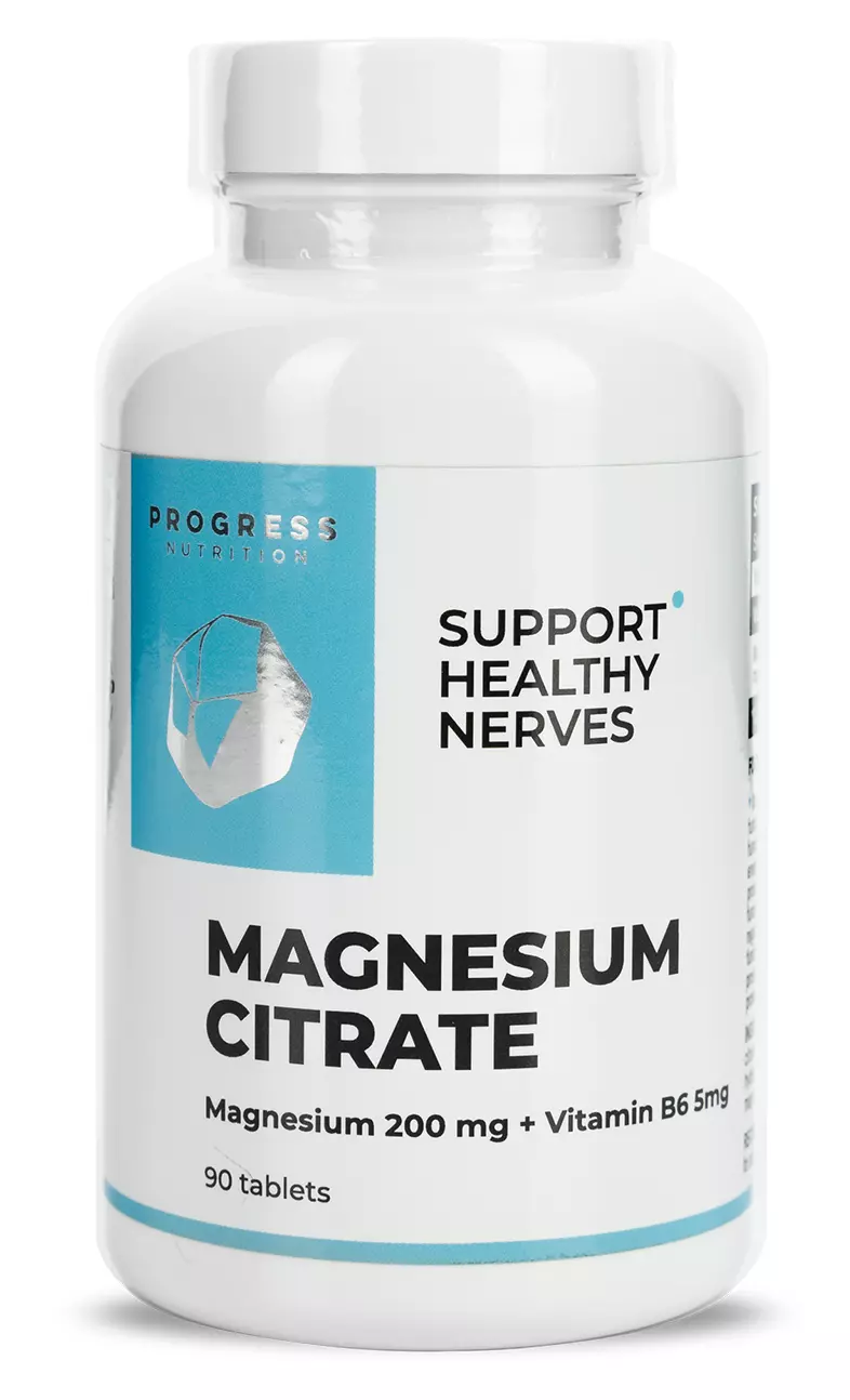 Magnesium Citrate 200 mg + Vitamin B6 5 mg (90 таб)