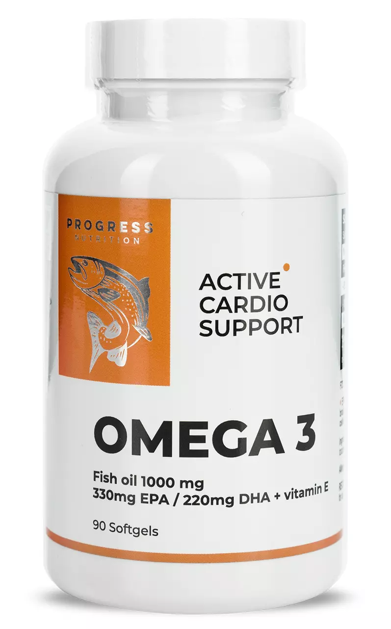 Omega Active, Fish Oil 1000mg, EPA 330mg / DHA 220mg + Vit.E (90 капс)