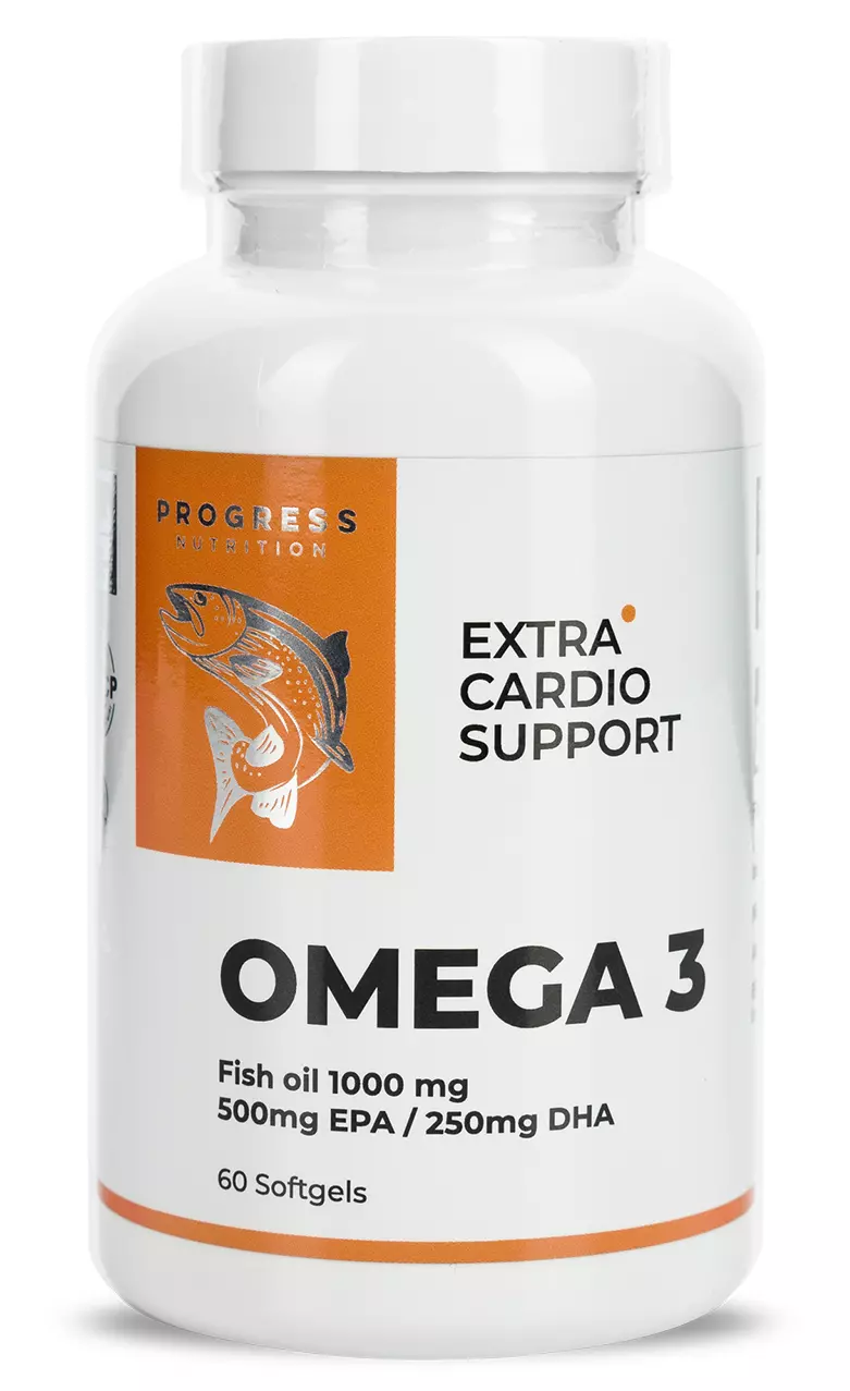 Omega Extra, Fish Oil 1000mg, EPA 500mg / DHA 250mg (60 капс)