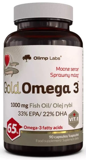 Gold Omega 3 65% (банка)  (90 капс)