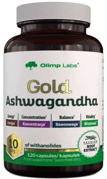 Gold Ashwagandha  (банка) (120 капс)