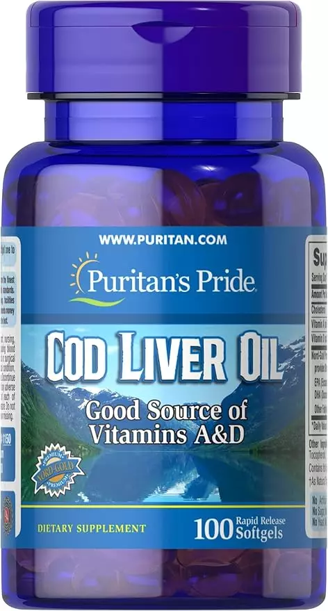 Cod Liver Oil 415 мг (30 гел капс)