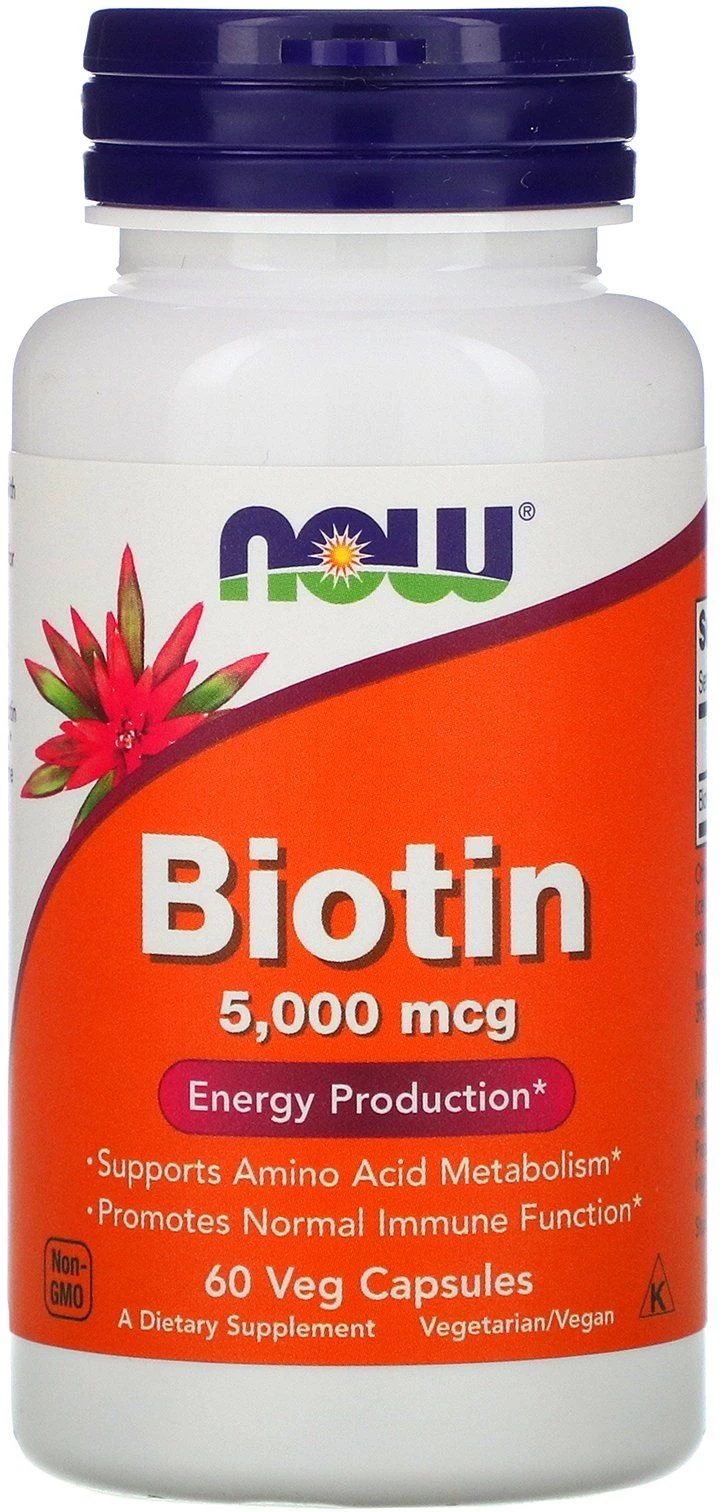 Biotin 5000 мкг  (60 капс)