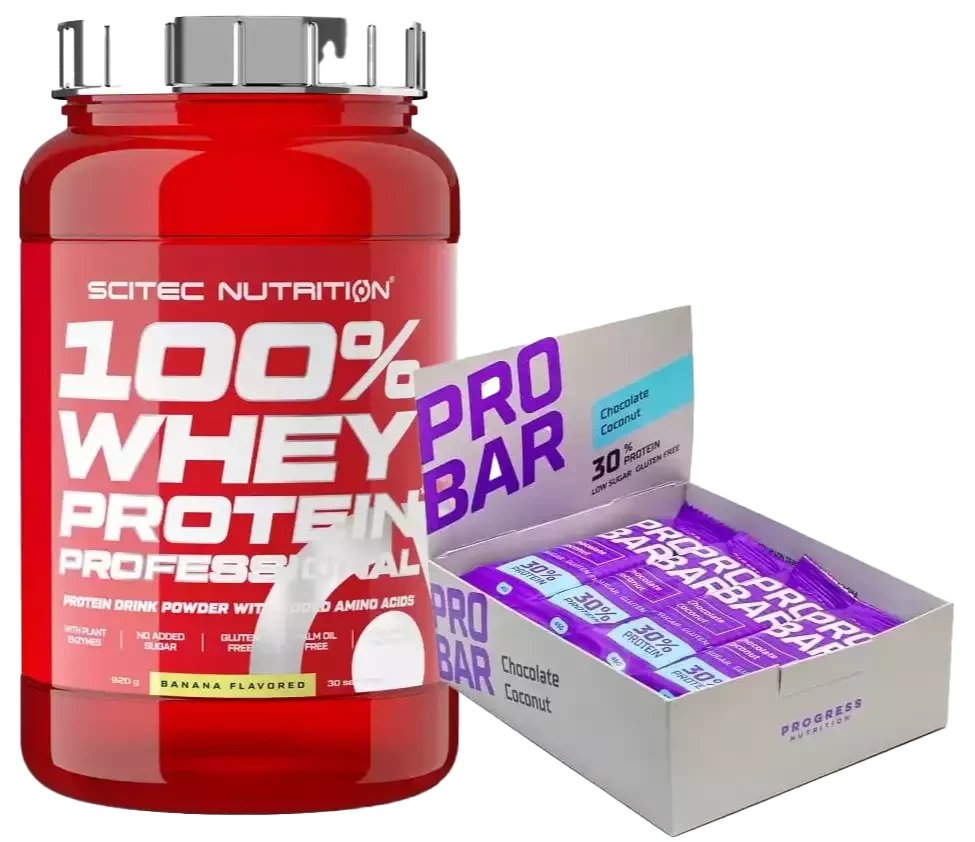 SN 100% Whey Protein Professional 920 гр. + Блок Pr. Pro bar 45 г (12 штук) У Подарунок 🎁