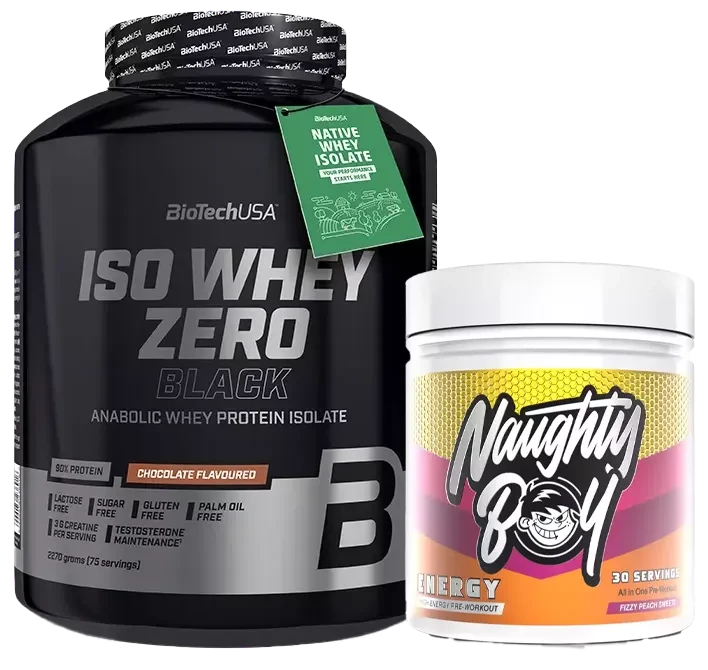 🦾Потужний протеїн 🥇Iso Whey Zero Black (2270 гр) у подарунок 🎁Energy (390 гр)💥