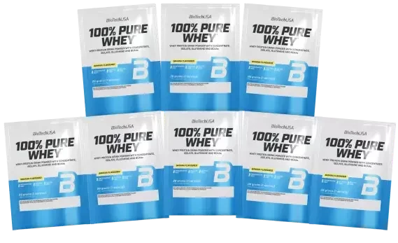 🌊️100% Pure Whey (28 гр) 20 порцій різних смаків Протеїну 🏆 Biotech за 900 грн💪